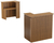Стойка ресепшен ГРАУНД №3Б  (левосторонняя) Орех