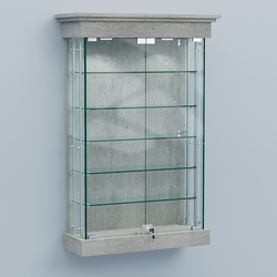 Витрина для музеев "Коллекция" настенная №1-5А-РЕГ, Метрополитан Грей