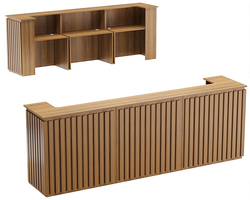 Стойка ресепшен ГРАУНД №3Г, Орех