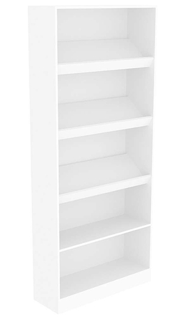 Стеллаж из ДСП серии Эконом №115-300, Белый