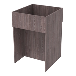 Корзина для распродаж из ДСП №1, Ясень Анкор темный