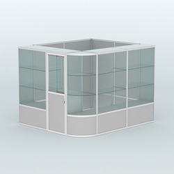 Павильон из профиля угловой №5б (5,5 кв.м), Серый