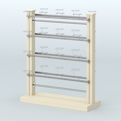 Островная система с перфорацией для головных уборов, Крем Вайс