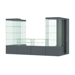 Павильон ИСТРА пристенный №3б (5, 87 кв.м), Темно-Серый