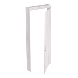 Алмаз Дверной блок №1А, Ясень Анкор светлый