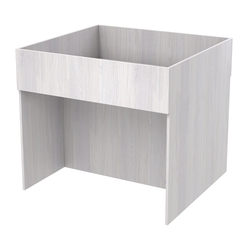 Корзина для распродаж из ДСП №9, Ясень Анкор светлый