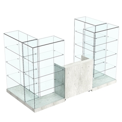 Торговый островок ХИТ ПРОДАЖ №2а (закрытый) (3.65 кв.м), Метрополитан Грей