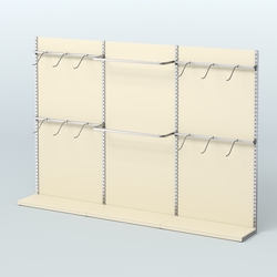 Система ЭЛЕГАНТ №2 пристенная с ДСП (3600 мм), Крем Вайс