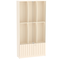 Витрина серии "Смок" №4-1000, Крем Вайс