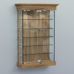 Витрина для музеев "Коллекция" настенная №1-5, Дуб Канзас коричневый