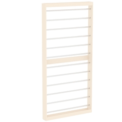 Торговый стеллаж под обои №3 (пристенный), Крем Вайс