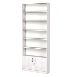 Стеллаж из ДСП с 5-ю полками 150x900 мм серии LEVEL-5 №9 (З/C - ДВП), Ясень Анкор светлый