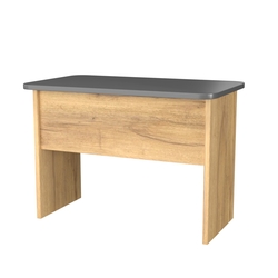 Скамейка для раздевалок №1-1, Дуб Золотистый и Темно-Серый