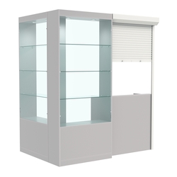 Угловой павильон №1-3П (2,16 кв.м), Серый