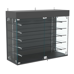 Витрина настенная НЕО №3А-2 с пятью полками, Черный