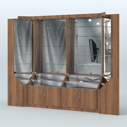 Павильон серии Эталон с зеркальными стенками  №2, Орех