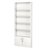 Стеллаж из ДСП с 4-мя полками 150x900 мм серии LEVEL-4 №9 (З/C - ДВП) Белый