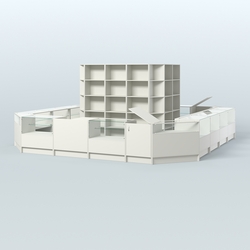 Торговый Островок "Эконом" №1-1 (25, 1 кв.м), Белый