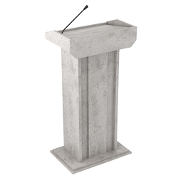 Кафедра для выступлений Конференс №10, Бетон Чикаго светло-серый F186 ST9