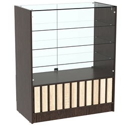 Прилавок серии "Смок" №3, Дуб Венге и Дуб Сонома