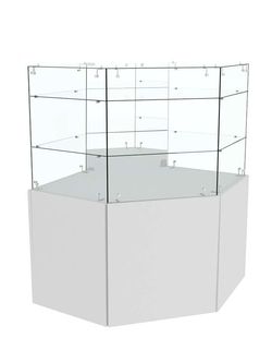 Прилавок шестигранный ОТРАЖЕНИЕ №17 , Серый