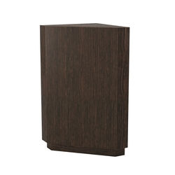 Витрина угловая "Диаманд" №6, Дуб Венге