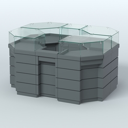 Торговый островок GOLD №1 (3,13 кв.м), Темно-Серый