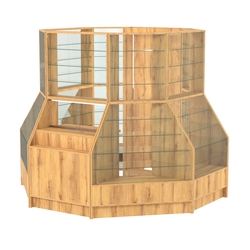 Павильон АЛМАЗ №4 (6, 86 кв. м), Дуб Золотистый