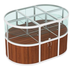 Прилавок-остров №9 (1,5 кв.м), Орех