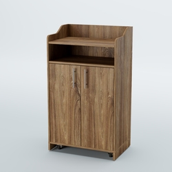 Стойка официанта "Бармен" №4-П передвижная, Дуб Канзас коричневый