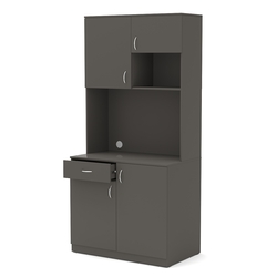 Офисная мини-кухня ПРАКТИК №4, Черный