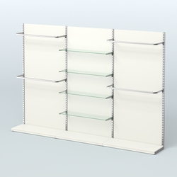 Система ЭЛЕГАНТ №11 пристенная с ДСП (3600 мм), Белый