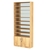 Стеллаж из ДСП с 8-ю полками 300x900 мм серии LEVEL-8 №12-2 (З/C - ЗЕРКАЛО) Дуб Золотистый