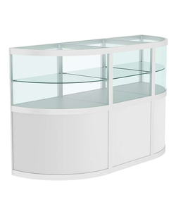 Прилавок из профиля с секторами №3  (открытый), Серый