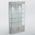 Витрина СЕТЬ №3-П с экономпанелью и полками Метрополитан Грей