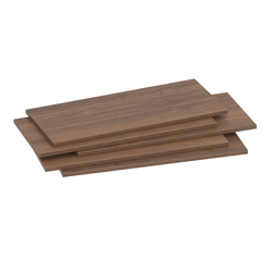 Комплект Полки 700*300мм из ДСП 16мм с кромкой, Орех