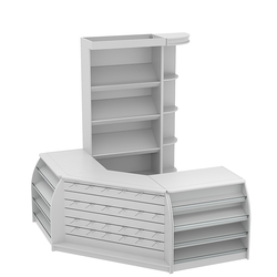 Комплект кассовой зоны для магазина выпечки малый №1, Серый