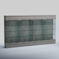 Витрина ФЕЛИКС №2-4000, Бетон Чикаго светло-серый F186 ST9