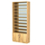 Стеллаж из ДСП с 9-ю полками 300x900 мм серии LEVEL-9 №12-2 (З/C - ЗЕРКАЛО) Дуб Золотистый