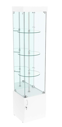 Витрина Ротация с вращающимися полками №4, Белый
