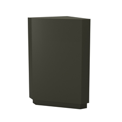 Витрина угловая "Диаманд" №6, Черный