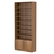 Стеллаж из ДСП с 7-ю полками 300x900 мм серии LEVEL-7 №12 (З/C - ДВП) Орех