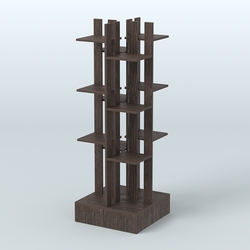 Стойка цветочница №2, Дуб Венге