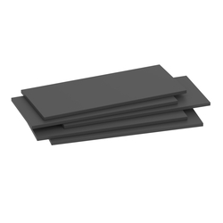 Комплект Полки 700*300мм из ДСП 16мм с кромкой, Черный