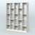 Стеллаж из ДСП серии ЛОФТ №13-1 Метрополитан Грей + Белый