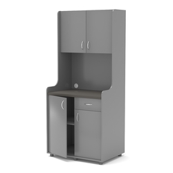 Офисная мини-кухня ЭЛЕГИЯ №1А, Темно-Серый