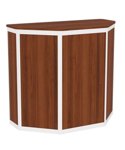 Прилавок из профиля трапеция №1  (открытый), Орех