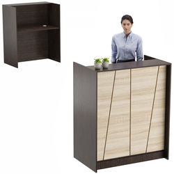 Ресепшен АРТ-НЕО №2А, Дуб Венге и Дуб Сонома