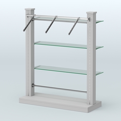 Островная система с металлической перфорацией №12, Серый