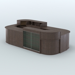 Островной павильон Чай и Кофе с собой №1, Дуб Венге